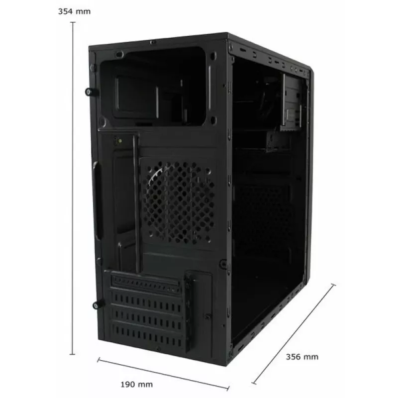 Caja de PC LC-Power 2014MB Midi Tower Negra