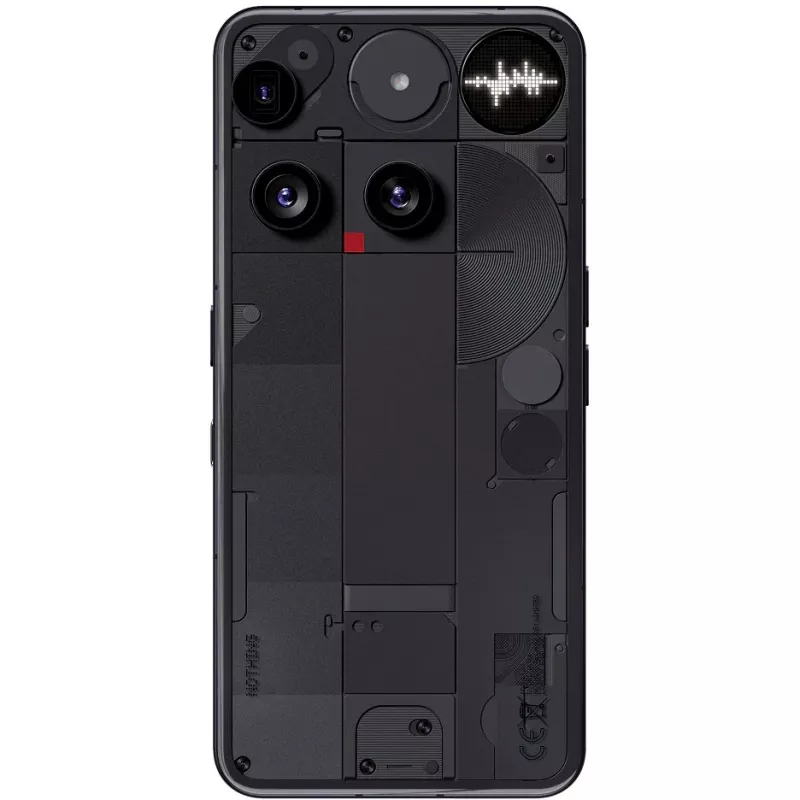 Nothing Phone (3) negro - smartphone 5G - Dual-SIM - RAM 12 GB / almacenamiento interno 256 GB - pantalla OLED - 6,67 (A10000022)