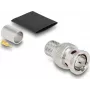 Delock 91773 conector BNC macho de crimpado para RG-11 con tubo termorretráctil adecuado