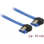 Cable SATA DeLOCK 85094 0,1 m SATA 7 pines negro azul