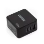 Unitek P1117B Cargador universal móvil USB-C PD 65W, 2x USB‑C PD + 1x USB‑A, Negro