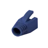 Logilink | Funda de alivio de tracción para conector RJ45, 8,0 mm (50 uds.) | MP0035B | Azul