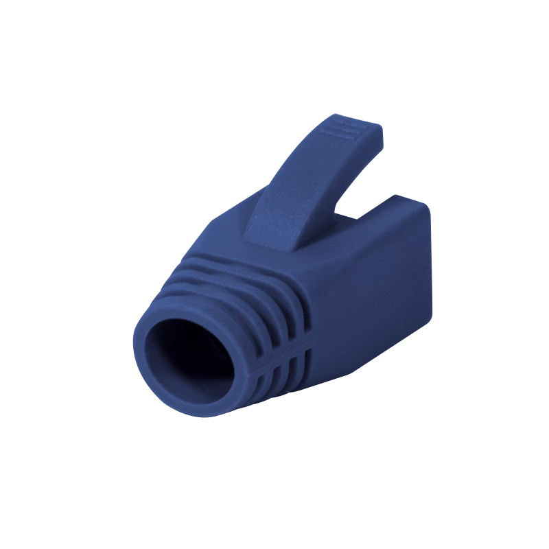 Logilink | Funda de alivio de tracción para conector RJ45, 8,0 mm (50 uds.) | MP0035B | Azul
