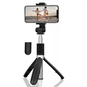 Trípode MEDIA-TECH MT5542 selfie stick 2 en 1 altura ajustable ligero