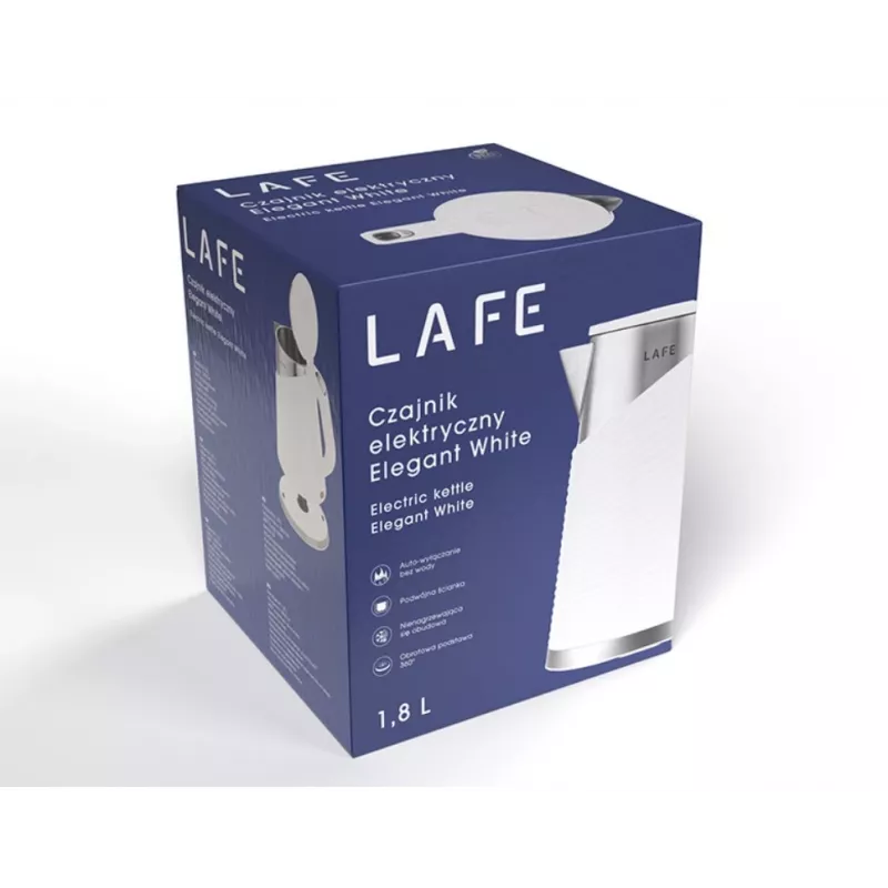 Hervidor eléctrico LAFE 1,8L 2200W blanco