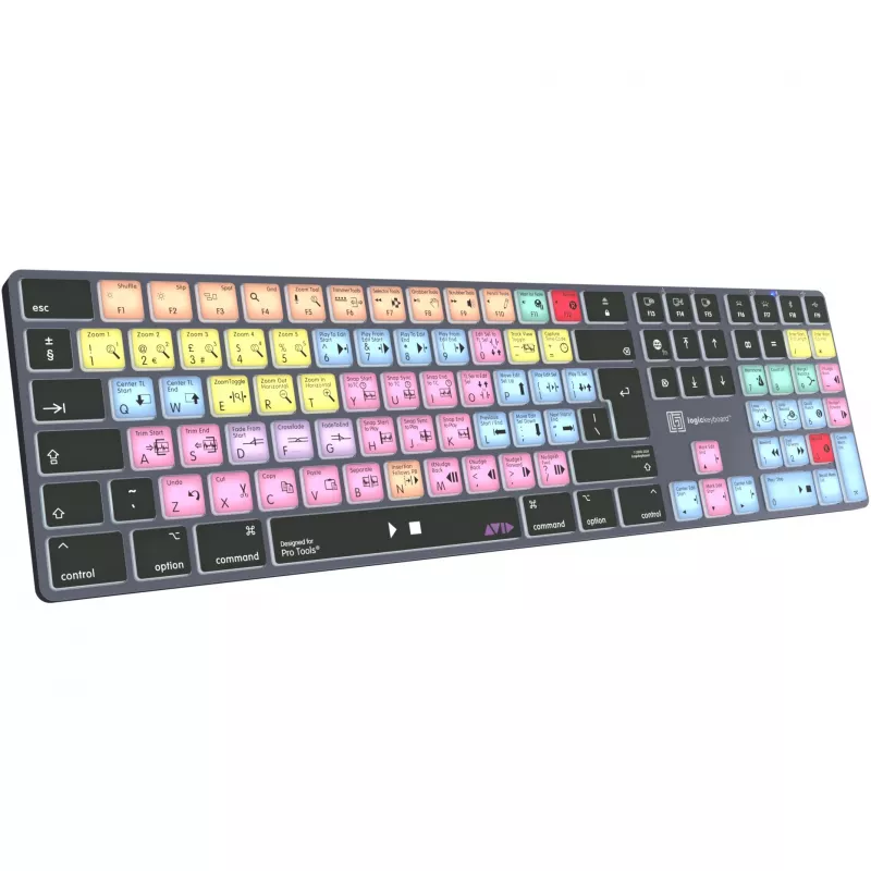 Teclado Logickeyboard Avid Pro Tools Titan DE Mac LKB-PT-TM-DE
