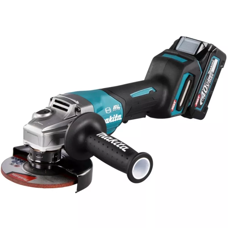 Makita GA013GM201 - Amoladora angular - Batería - 125 mm - 2 baterías, cargador incluidos - 40 V (GA013GM201)