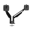 Novus CLU DUO C 990+4018+000 brazo para monitor de 2 piezas con fijación a mesa, negro