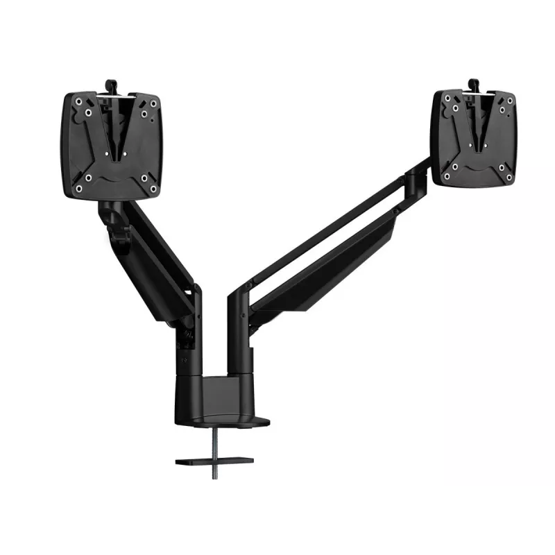 Novus CLU DUO C 990+4018+000 brazo para monitor de 2 piezas con fijación a mesa, negro