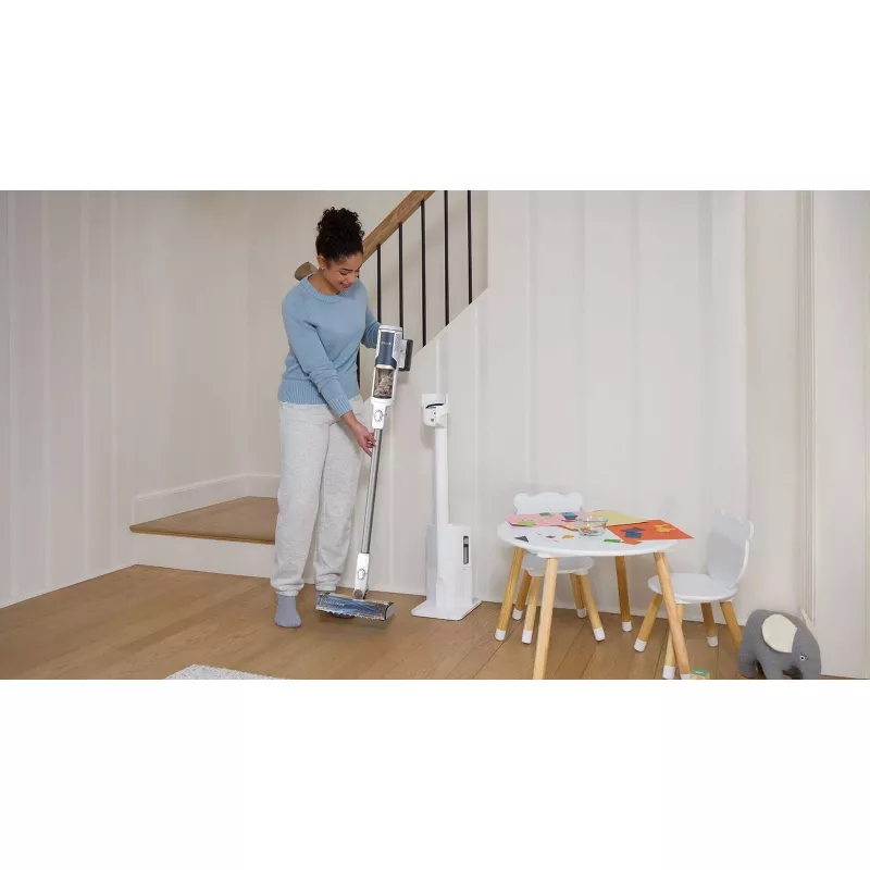 Sharkclean BU3521EU aspirador de escoba/escoba eléctrica aspirador de escoba 2 en 1 batería en seco sin bolsa 21,6 W azul, blanco