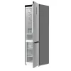Gorenje NRB620E61X4WFE frigorífico combi, de libre instalación, NoFrost, 413 l (283 l frigorífico + 130 l congelador inferior), pantalla electrónica, iluminación LED, clase energética E, acero inoxidable