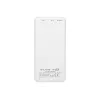 Blow PB10A batería externa 10000 mAh, 2x USB (1A + 2,1A), entrada micro USB, Li-Po, blanca