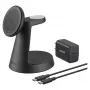 Estación de carga inalámbrica 3 en 1 Anker MagGo B25M4G11 — soporte dock para iPhone, AirPods y Apple Watch