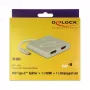 Adaptador gráfico USB DeLOCK 87716 2560 x 1440 píxeles plateado