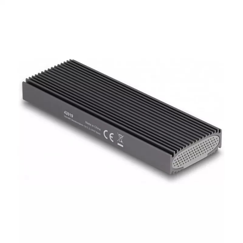 Carcasa para SSD DeLOCK externa USB Type-C combo para M.2 NVMe PCIe o SATA SSD sin herramientas