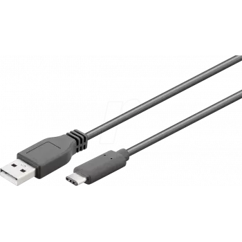 Wentronic 41074 cable USB 1 m 3.2 Gen 2 (3.1 Gen 2) USB A USB C negro (41074)