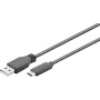 Wentronic 41074 cable USB 1 m 3.2 Gen 2 (3.1 Gen 2) USB A USB C negro (41074)