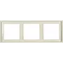 JUNG LS 983 W Marco embellecedor 3 elementos marfil duroplast sin tornillos 81x223 mm