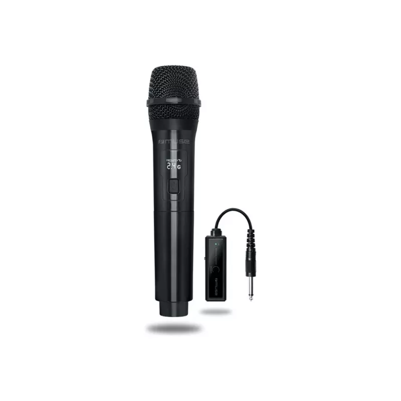 Muse MC-30 WI Micrófono Negro Micrófono inalámbrico