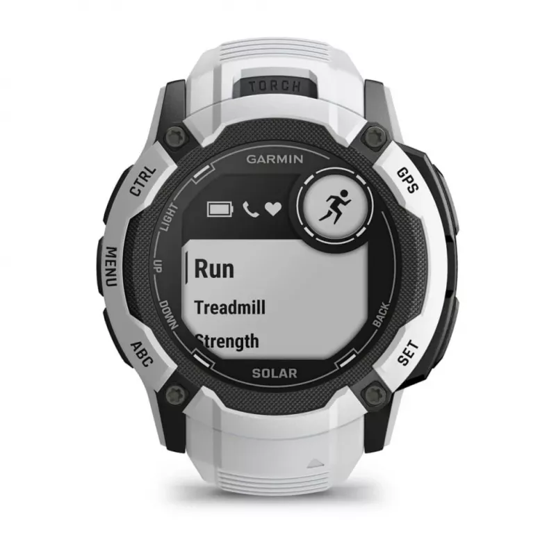 Garmin Instinct 2X Solar 2,79 cm (1,1) MIP 50 mm Digital 176 x 176 píxeles Pantalla táctil Blanco GPS (satélite)