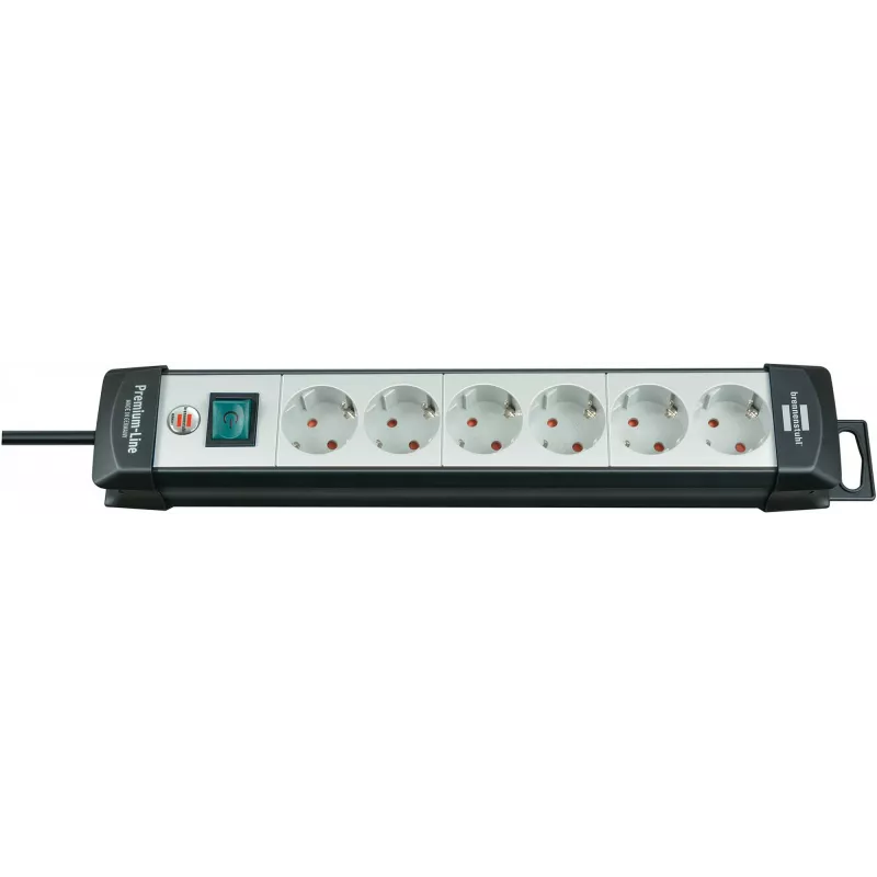 Alargador de corriente Brennenstuhl 1951560100 3m 6 tomas AC negro gris