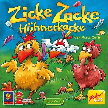 Zicke Zacke Chicken Cha Cha Cha, juego de mesa juego infantil del año 1998