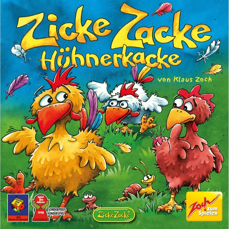 Zicke Zacke Chicken Cha Cha Cha, juego de mesa juego infantil del año 1998
