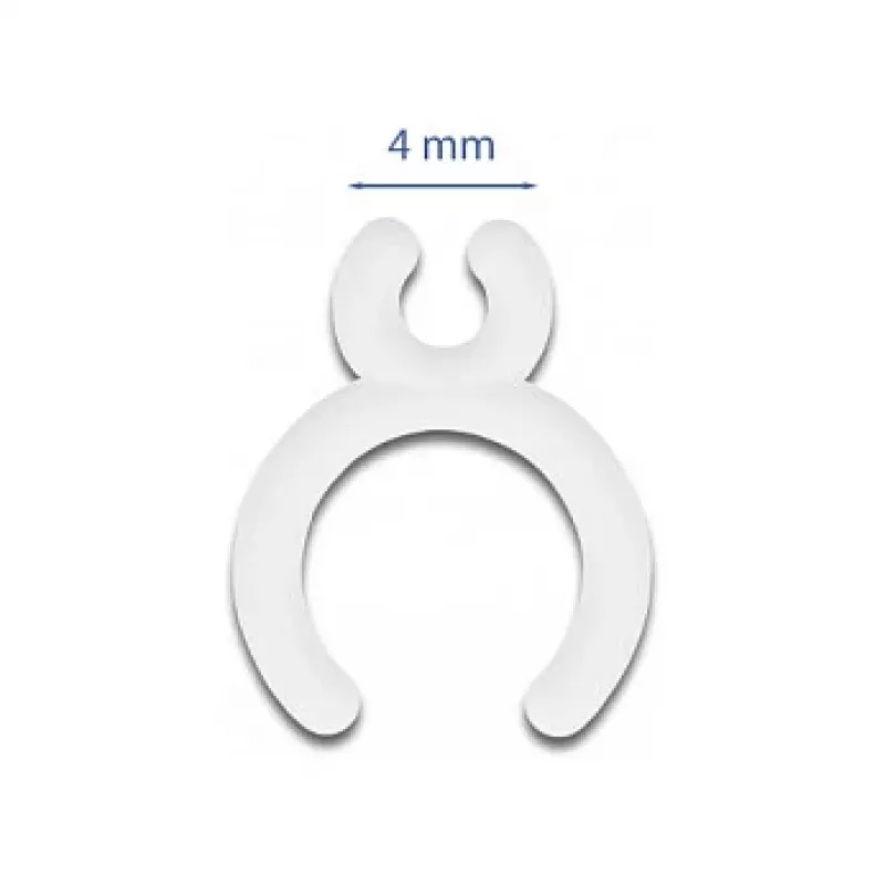 Soporte telescópico DeLOCK para smartphone y tablet con bandeja, plata/blanco