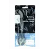 Cable de audio Gembird 3,5 mm conector macho–conector macho, 1,5 m, contactos dorados, negro