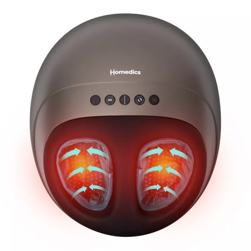 Masajeador de pies HoMedics FMS-350HGY-EU Shiatsu con compresión de aire