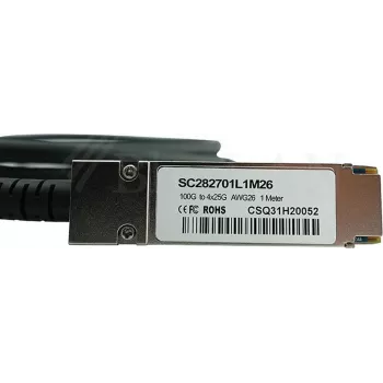 CBO cable InfiniBand CAB-Q28-S28-3M-BL QSFP28 a 4×SFP28, longitud 3 m, azul