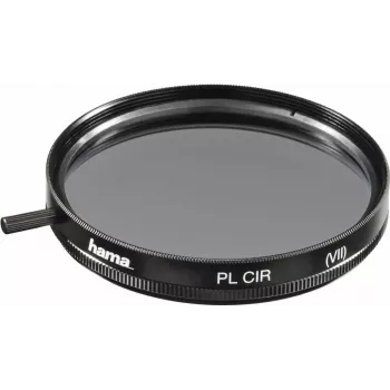 Hama Filtro de polarización circular, 62,0 mm, con recubrimiento, Negro 62 mm