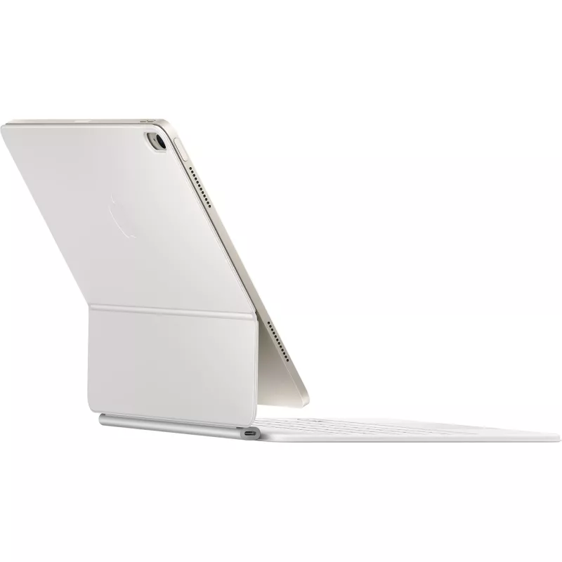 Teclado Apple Magic QWERTY US English blanco con trackpad