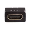 Akyga AK-AD-40 Adaptador acodado HDMI (M) a HDMI (F) giratorio 180°, negro