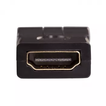 Akyga AK-AD-40 Adaptador acodado HDMI (M) a HDMI (F) giratorio 180°, negro