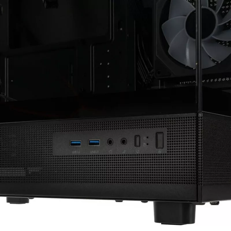 Caja Micro-ATX con cristal GSI SmartAssembly ARGB - 650W