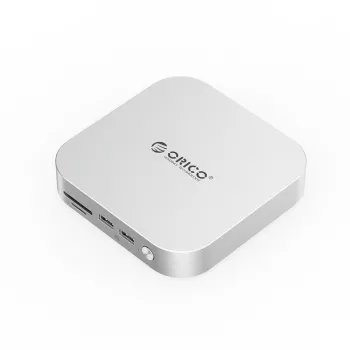Adaptador de ranura M.2 NVMe ORICO M49P-EU-SV-BP — USB-C 10 Gbit/s, carcasa de metal