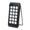 Logilink - Batería externa solar - Linterna - Li-Pol - 10000 mAh - 18 vatios - 3 A - PD 2.0, QC 3.0, Ultra Fast Charge - 2 puertos de salida (USB Type-A, USB-C de 24 pines) - con cable: USB (PA027