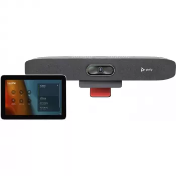 Barra de vídeo HP Poly Studio Small Room Kit R30 USB para MS Teams — kit de barra de vídeo USB para salas de reuniones pequeñas