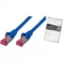 Cable de red ShiverPeaks BS75720-AB azul 10 m Cat6a S/FTP