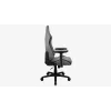 Silla gaming universal Aerocool Crown AeroSuede con asiento acolchado, gris piedra
