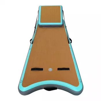 Extralink tumbona acuática hinchable, 245x91x15cm