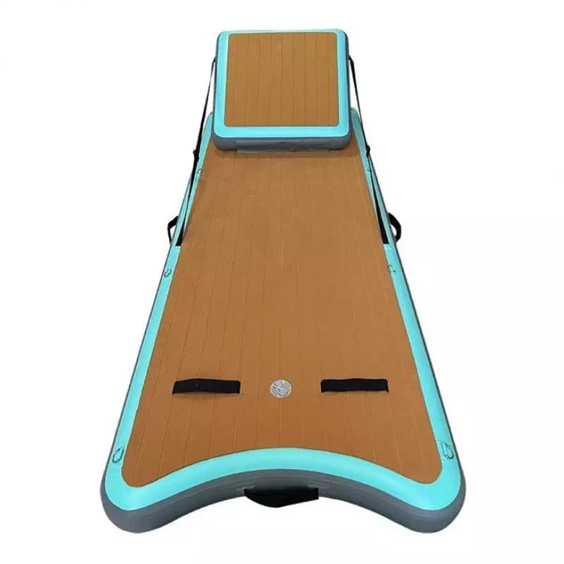 Extralink tumbona acuática hinchable, 245x91x15cm