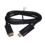 Adaptador de cable de vídeo SAVIO DisplayPort a HDMI tipo A CL-56, 1,5 m, negro