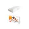 Almohada ortopédica MDH Qmed Standard Plus diseño contorneado para soporte cervical, densidad de espuma 55 kg/m³, 500×330 mm, profundidad 12 cm, crudo