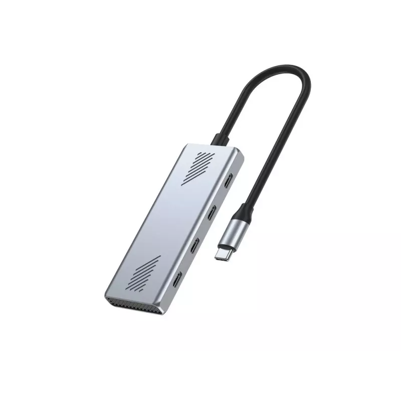 Hub USB-C 3.2 Gen 2 de 4 puertos de GEMBIRD UHB-CM-U310-C4-01
