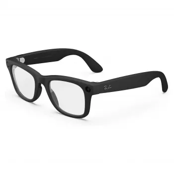 META Ray-Ban Wayfarer Gen2, negro mate, gafas de IA transparentes