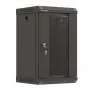 Lanberg WF11-3309-10B armario rack 9U rack de montaje en pared negro