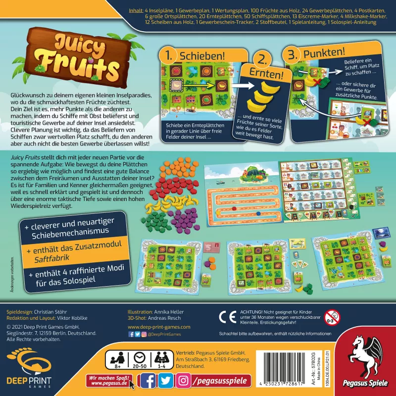 Deep Print Games: Juicy Fruits, juego de mesa