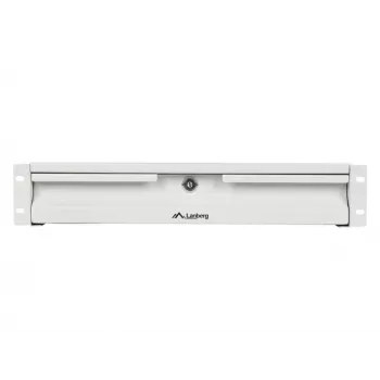 CAJÓN PARA RACK 19 2U 360MM GRIS LANBERG (2U/483X360MM CAPACIDAD DE CARGA HASTA 90KG, MONTAJE DE 4 PUNTOS)